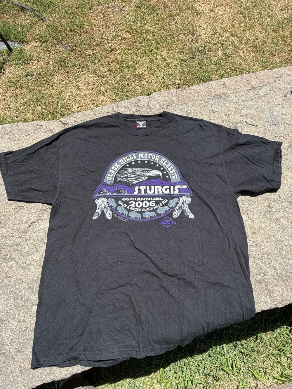 2006 Sturgis Black Hills Motor Classic Rally T XL Double Sided